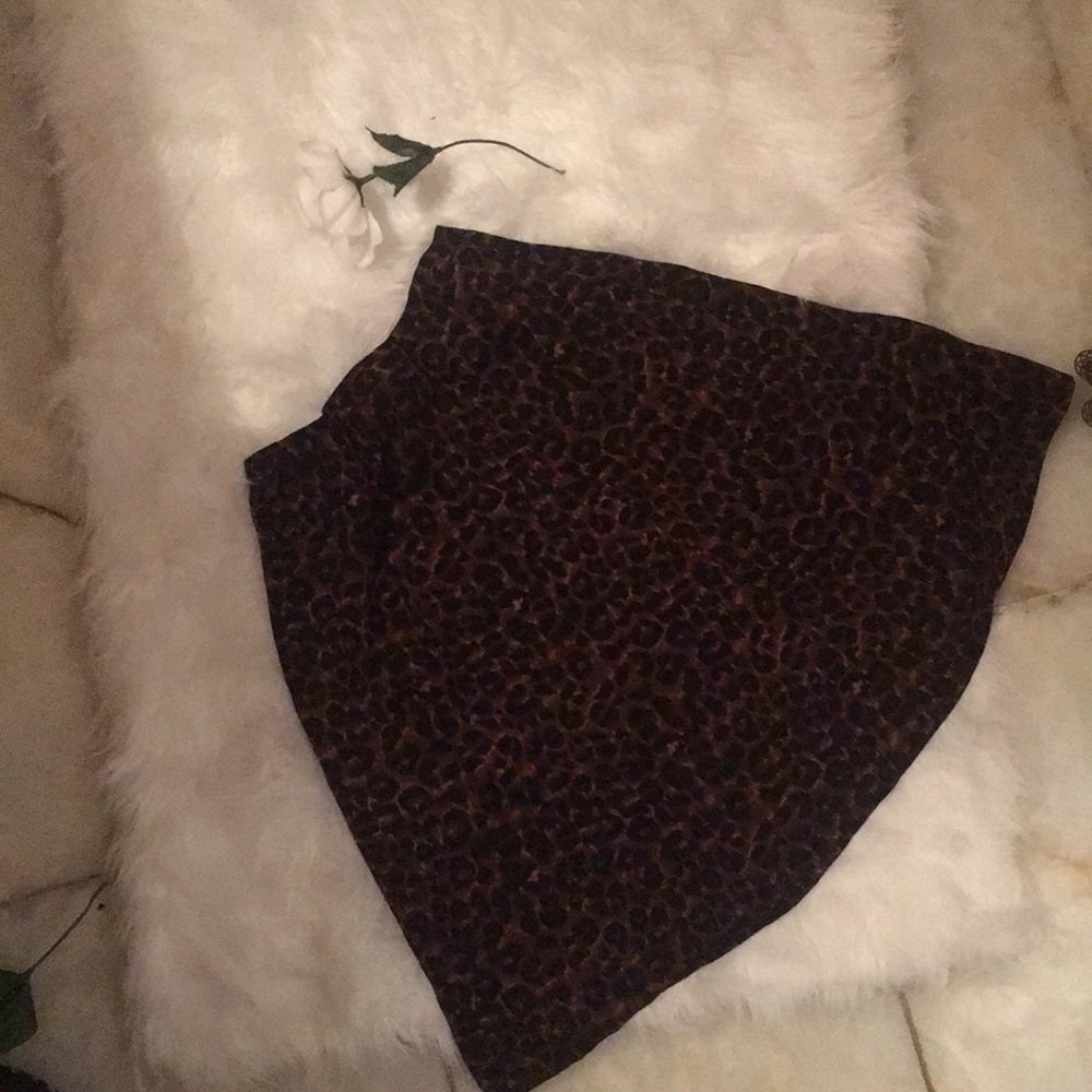 Leopard printed skirt 🐆